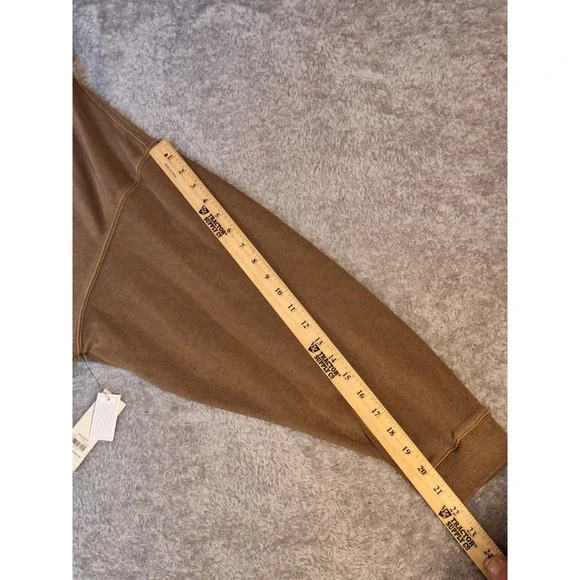 No Boundaries NoBo Oversized Hoodie Mocha Brown Fleece Lined 2XL Max Mole NWT - Picture 7 of 12